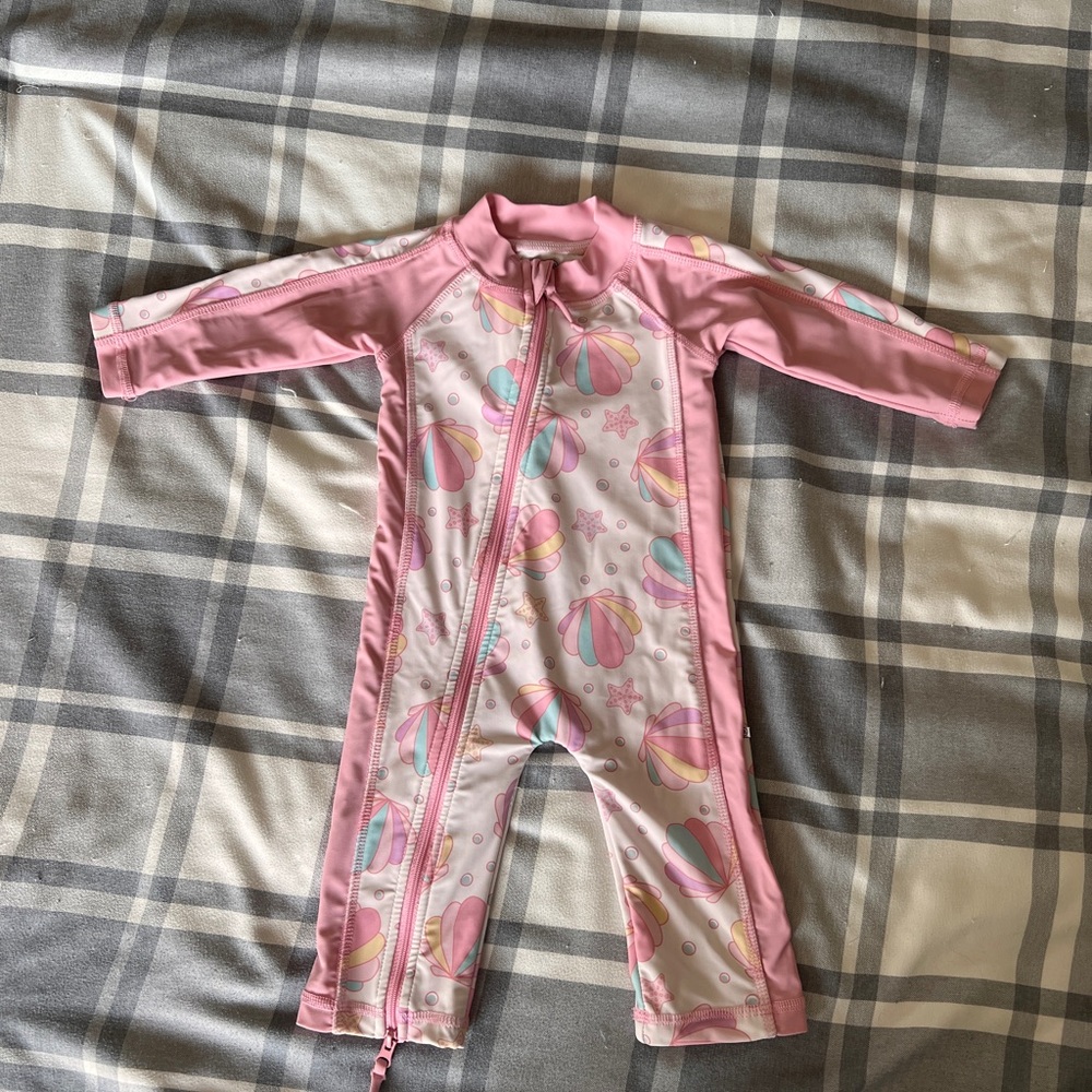 Shell Yeah! Baby Swim Romper